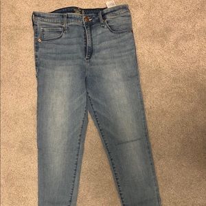 abercrombie high rise skinny jeans